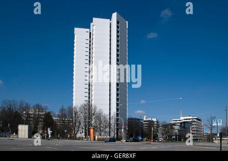 Geographie / Reisen, Deutschland, Bayern, München, geschützte Unterkunft "Westpark", mehrstöckige Gebäude, Westendstraße, Laim, Stockfoto
