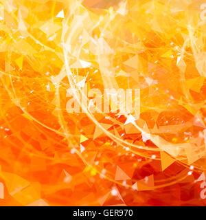 Abstrakte Gold Circle Linie Design-Hintergrund Stockfoto