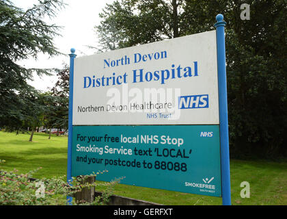 North Devon District Hospital Raleigh Park Barnstaple Devon Stockfoto