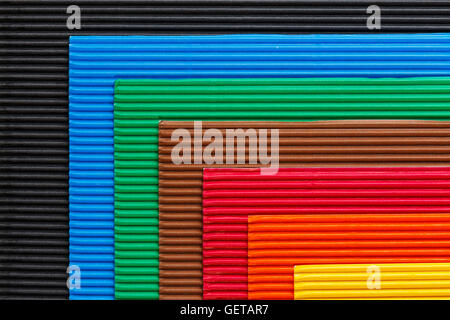 bunten Karton Textur Stockfoto