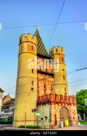 Spalentor Tor in Basel, Schweiz Stockfoto