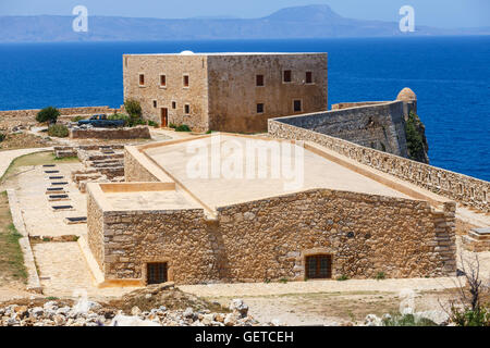 Venezianische Festung Fortezza in Rethymno auf Kreta, Griechenland Stockfoto