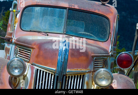 Gold Hill, Colorado, ist eine ehemalige Goldminen-Gemeinschaft aus dem von der Mitte zu spät-der 1800er. Die Volkszählung 2010: 230 Stockfoto