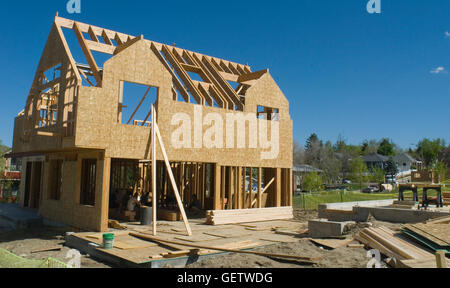 Neubau in Boulder CO Stockfoto