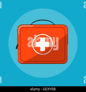 Erste Hilfe Kit Vektor icon Stock Vektor