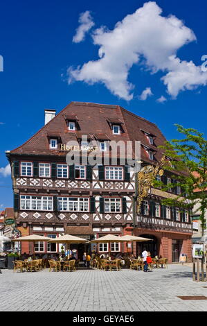Geographie / Reisen, Gastronomie, Hotel Post, Nagold, Baden-Württemberg, Deutschland Stockfoto