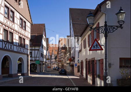 Geographie / Reisen, Deutschland, Baden-Württemberg, Dornstetten, Altstadt mit Fachwerkhäusern, Schwarzwald, Stockfoto