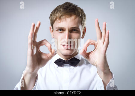 Portrait Of Smiling gut aussehender Mann Stockfoto