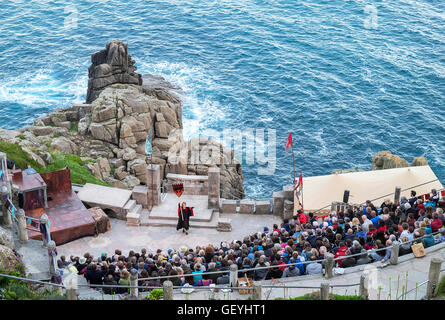 Das Minack Theater auf den Meeresklippen in Porthcurno in Cornwall, England, UK Stockfoto