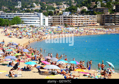 Tossa de Mar, Costa Brava, Spanien Stockfoto