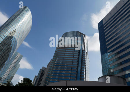 Freiem Himmel über der Skyline von Shinagawa in Tokio, Japan Stockfoto