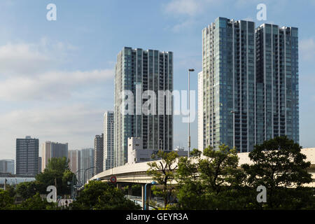 Skyline im Stadtteil Shinagawa in Tokio, Japan Stockfoto