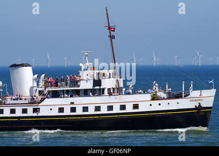 MV Balmoral in Llandudno, Stockfoto