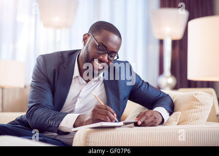 Afro-Amerikaner Notizen Stockfoto