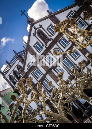 Convento de Nossa Senhora da Esperança in Ponta Delgada, Insel Sao Miguel, Azoren, Portugal Stockfoto