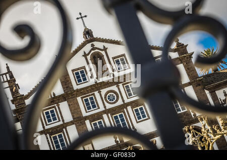 Convento de Nossa Senhora da Esperança in Ponta Delgada, Insel Sao Miguel, Azoren, Portugal Stockfoto