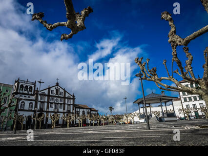 Convento de Nossa Senhora da Esperança in Ponta Delgada, Insel Sao Miguel, Azoren, Portugal Stockfoto