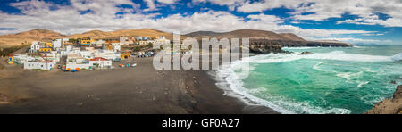 Ajuy - beliebte Fischerdorf an der Westküste TheFuerteventura, Parque Rural de Betancuria auf Fuerteventura, Kanarische Inseln, Spanien Stockfoto