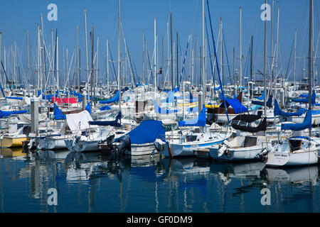 Marina, Fishermans Wharf, Monterey, Kalifornien Stockfoto