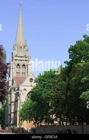 Die Muttergottes und der englischen Märtyrer-Kirche in Cambridge, England. Stockfoto