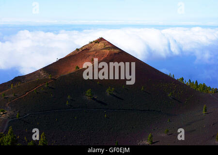 Martin-Vulkan, Ruta de Los Volcanes, Vulkane Wandern Wanderweg, Insel La Palma, Kanarische Inseln, Spanien Stockfoto