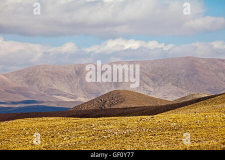 Hochebene in den Anden in der Nähe von Iruya, Provinz Salta, Argentinien Stockfoto