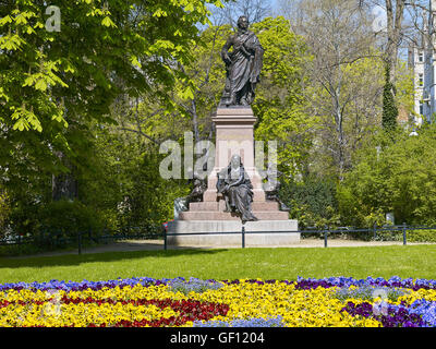 Felix Mendelssohn-Denkmal in Leipzig, Deutschland Stockfoto