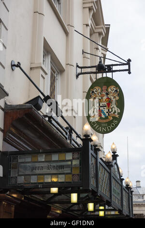 Chandos Zeichen, Covent Garden in London Stockfoto