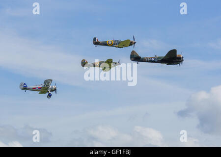 Flugzeuge der RAF bei Ausbruch des 2. Weltkrieges Stockfoto