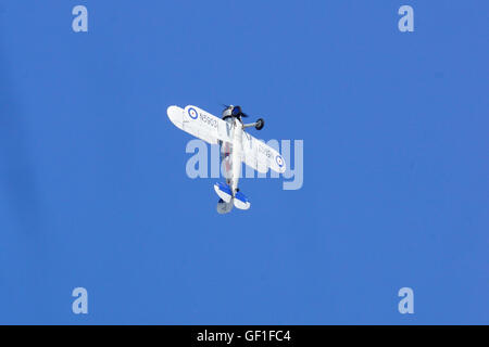 Gloster Gladiator im RAF Duxford, fliegende Legenden Stockfoto