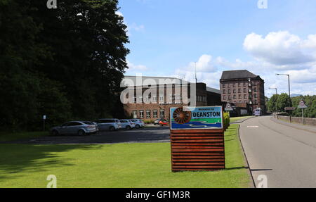 Deanston Distillery Schottland Juli 2016 Stockfoto