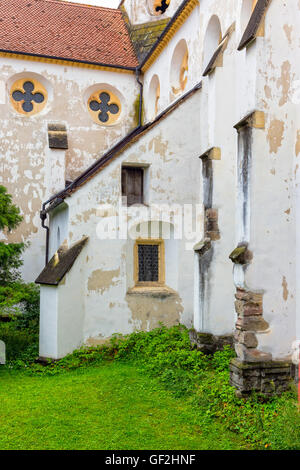 Kirchenburg in Prejmer, Rumänien. Stockfoto