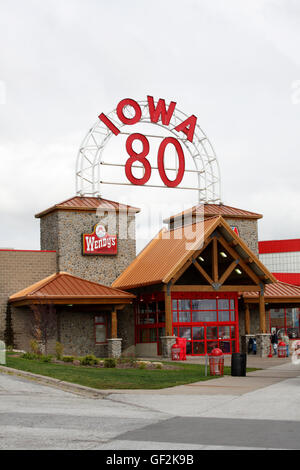 Iowa 80 Truckstop, Walcott, Iowa, USA Stockfoto