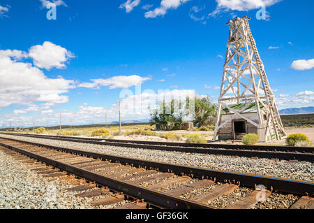 Pumpenhaus in Beryl, Utah, USA. Stockfoto