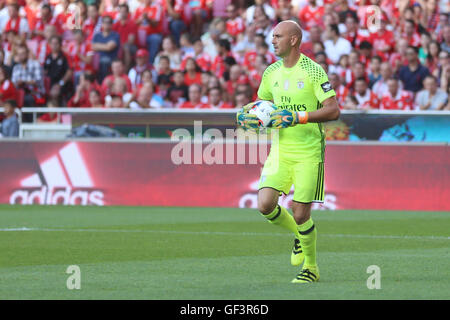 Lissabon, Portugal. 27. Juli 2016. SL Benfica Torwart Paulo Lopes Credit: Alexandre Sousa/Alamy Live News Stockfoto