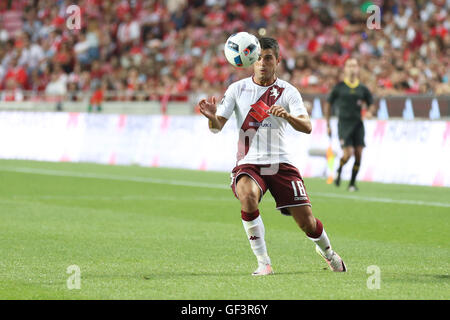 Lissabon, Portugal. 27. Juli 2016. Torinos vorwärts Iago Falque Credit: Alexandre Sousa/Alamy Live News Stockfoto