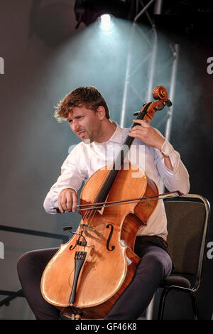 Malmesbury, Großbritannien. 29. Juli 2016. Volosi spielt 2016 WOMAD Charlton Park, Malmesbury auf 29.07.2016. Im Bild: Volosi. Bildnachweis: Julie Edwards/Alamy Live-Nachrichten Stockfoto