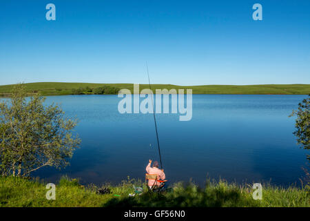 Mönchssee in Aubrac, Aveyron, Languedoc-Roussillon-Midi-Pyrénées, Frankreich, Europa Stockfoto