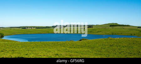 Mönchssee in Aubrac, Aveyron, Languedoc-Roussillon-Midi-Pyrénées, Frankreich, Europa Stockfoto