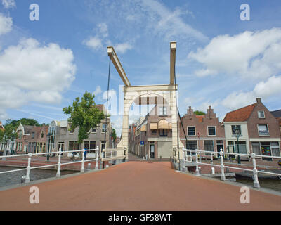 Niederländische Freischwinger Brücke Alkmaar Holland Stockfoto