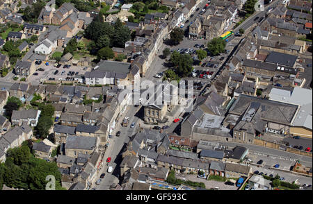 Luftaufnahme des Stadtzentrums Chipping Norton, Oxfordshire, Vereinigtes Königreich Stockfoto