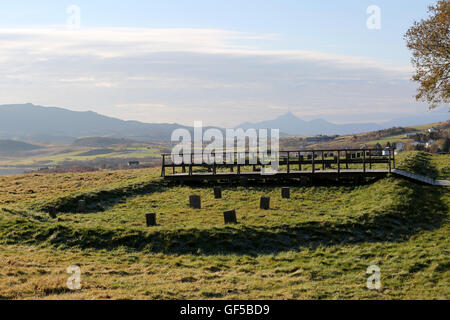 Das Wikingermuseum, Borg, Lofoten Inseln, Norwegen. Stockfoto