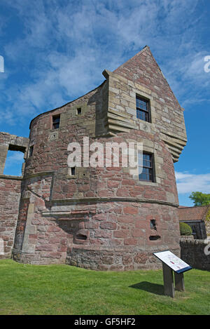 Burleigh Castle einst die Heimat der Balfour-Dynastie geplante Ancient Monument in der Nähe von Milnathort Perthshire Schottland. SCO 10.979. Stockfoto