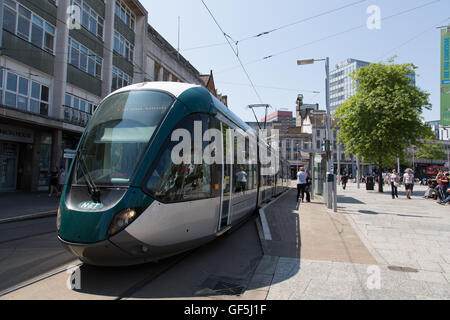 Der alte Markt, Nottingham City centerMarket Square Stockfoto