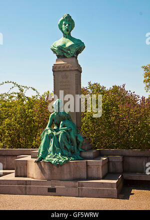 Kopenhagen, Dänemark - Denkmal aus dem Jahre 1912 Prinzessin Marie von Dänemark in Langelinie Park Stockfoto