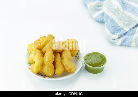 Patongko und Pandan Pudding Stockfoto