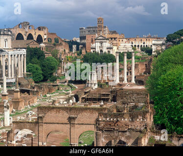 Das Forum in Rom, Lazio, Italien Stockfoto