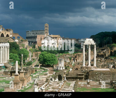 Das Forum in Rom, Lazio, Italien Stockfoto
