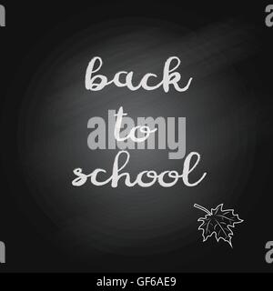 Zurück zu Schule Tafel Hintergrund Stock Vektor