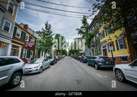 Lexington Street, im Bunker Hill, Boston, Charlestown, Massachusetts. Stockfoto